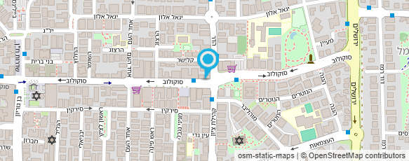 מפת הגעה אל מנעולי השרון שירותי מנעולנות