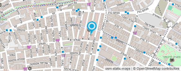 מפת הגעה אל מיכאל נגב- מורה לתופים