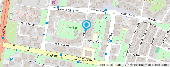 מפת הגעה אל רונן פרי- שעורי פסנתר