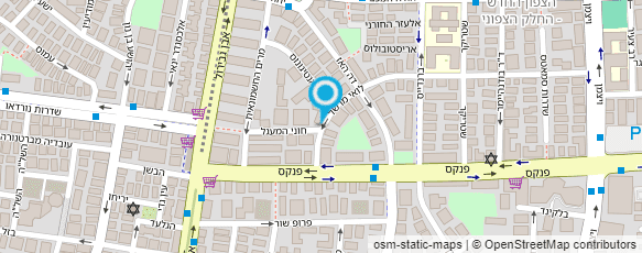 מפת הגעה אל מרכז הפרי והירק