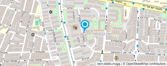 מפת הגעה אל תמיר עוז- מורה לגיטרה