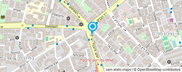 מפת הגעה אל סטודיו סאם