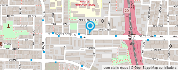 מפת הגעה אל עמותת מעל הסם