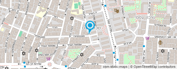 מפת הגעה אל יוסי אלבה מורה לנהיגה