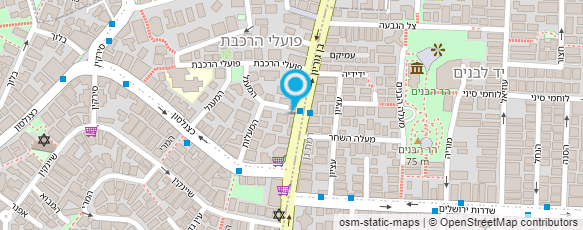 מפת הגעה אל אבן טוב רמי