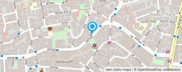 מפת הגעה אל מועדון שחמט גבעתיים