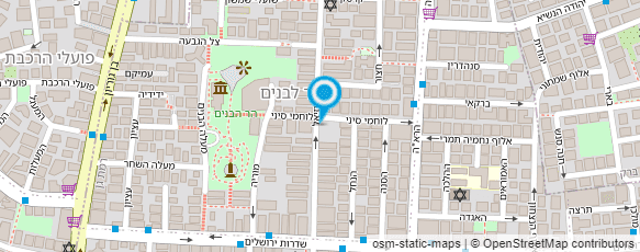 מפת הגעה אל סיסטק מצלמות אבטחה