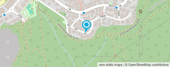 מפת הגעה אל בבית של צביה