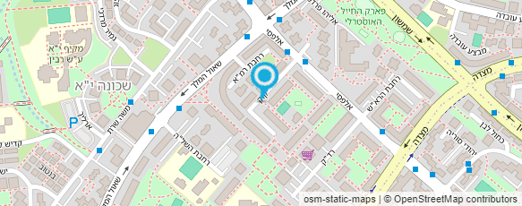 מפת הגעה אל מוטי עזריה-שפת הסימנים