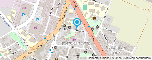 מפת הגעה אל רקדנים הודים רחלי וציון