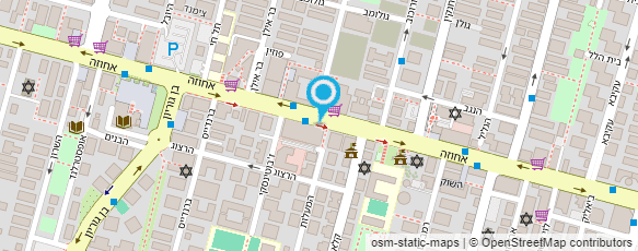 מפת הגעה אל אחוזה נכסים