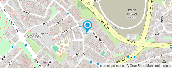 מפת הגעה אל שלומית סאני רפלקסולוגית בכירה