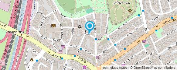 מפת הגעה אל ג'סיקה רוקיטר- אנגלית ועברית