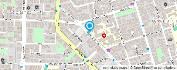 מפת הגעה אל ש. עבודות אלומיניום