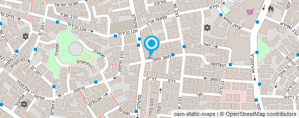 מפת הגעה אל תרצה יצחקוב איפור ותסרוקות