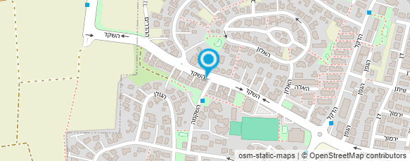 מפת הגעה אל אין האוס אפגרייד השרון