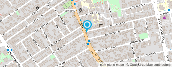 מפת הגעה אל אצל ג'ורג'