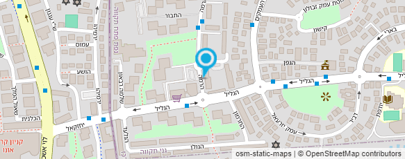 מפת הגעה אל אמ.י.ט פרוייקטים