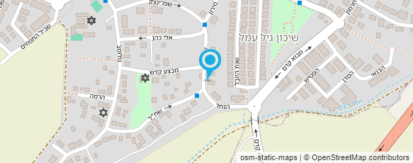 מפת הגעה אל אסף כהן - garden