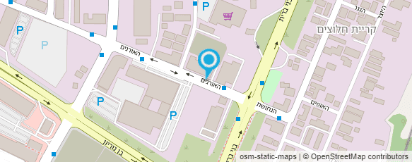 מפת הגעה אל גיתוש עיצובים