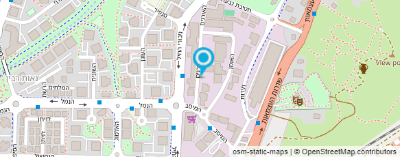 מפת הגעה אל טכנו לגן ולגנן