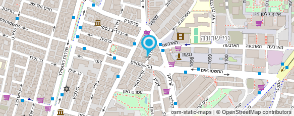 מפת הגעה אל אינדיצקי מיכל