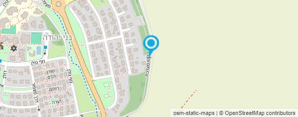 מפת הגעה אל פינת חן