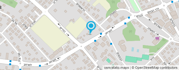 מפת הגעה אל עודד הרב דוד