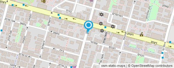 מפת הגעה אל מרכז השיער -עדי אשכנזי