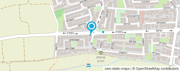 מפת הגעה אל ימית אהרון פינק