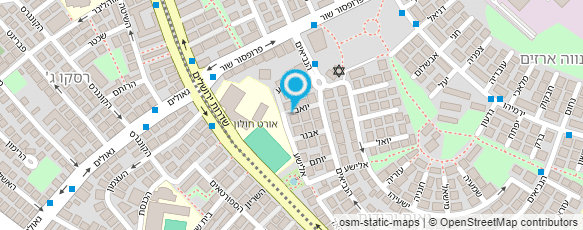 מפת הגעה אל ביה"ס לשחיה- BRAVE  WAVE