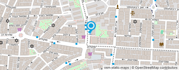 מפת הגעה אל חיות בעיר מרפאה לחיות מחמד