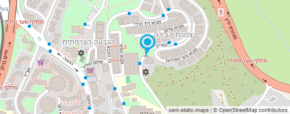 מפת הגעה אל מדרשת אמונה