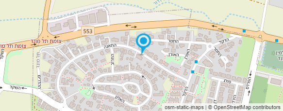 מפת הגעה אל גן לי - רון