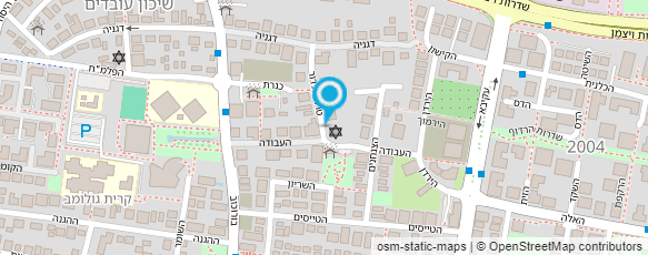 מפת הגעה אל גן חיה