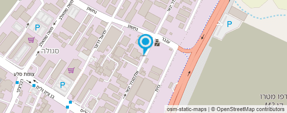 מפת הגעה אל סוכנות רנו ניסן