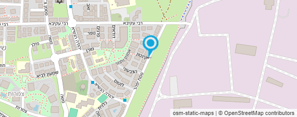 מפת הגעה אל ציפי קוברינסקי