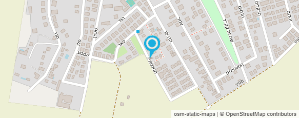 מפת הגעה אל גינון ברון