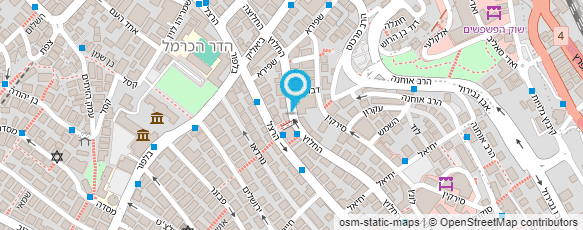 מפת הגעה אל רועי גולדשטיין מעצב שיער