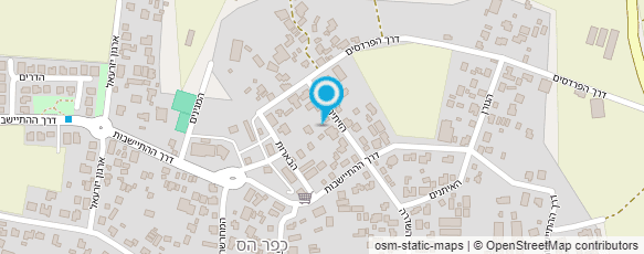 מפת הגעה אל גוז יפה - אישי ועסקי