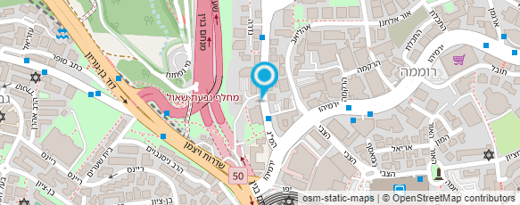 מפת הגעה אל מרכז השחמט- תקותינו ירושלים