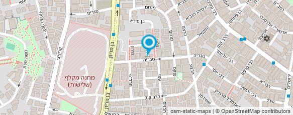 מפת הגעה אל המאפרת רחלי