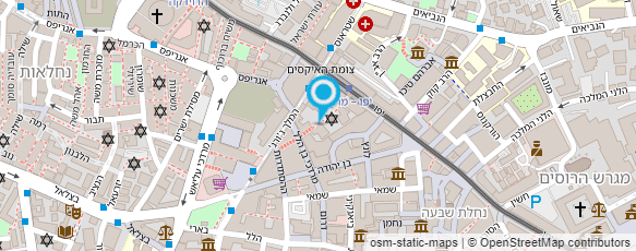 מפת הגעה אל אורנה -כובעים