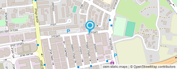 מפת הגעה אל באבי-גומי ופלסטיק המרכז G.P.H