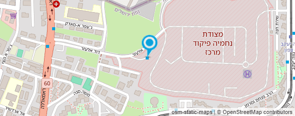 מפת הגעה אל בית ספר לנהיגה אמג'ד