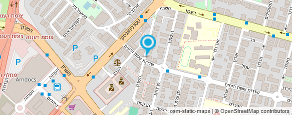 מפת הגעה אל עו"ד הלוי שרון