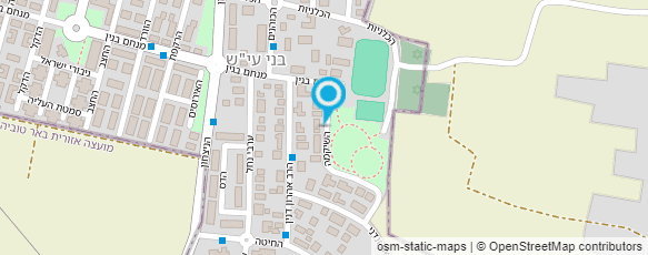 מפת הגעה אל צבורשקה גן ילדים