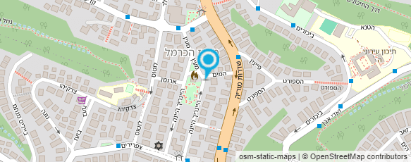 מפת הגעה אל וילה כרמל מלון בוטיק