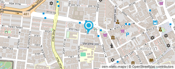 מפת הגעה אל גלית אביב רפלקסולוגית