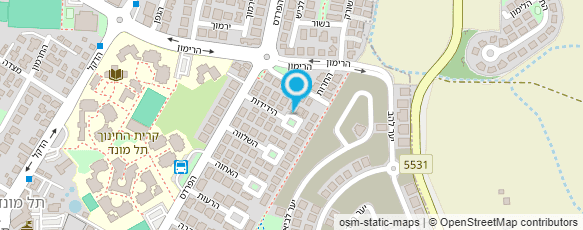 מפת הגעה אל אר.ג'י. שרותי הנדסה